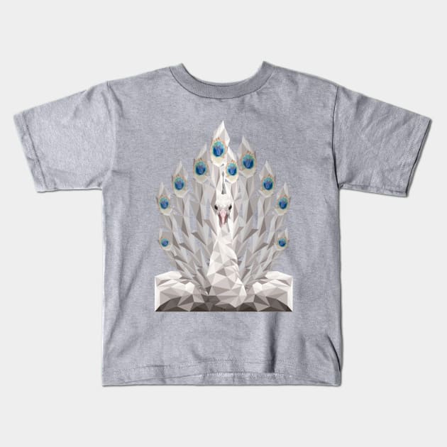 Peacock Kids T-Shirt by ByVili